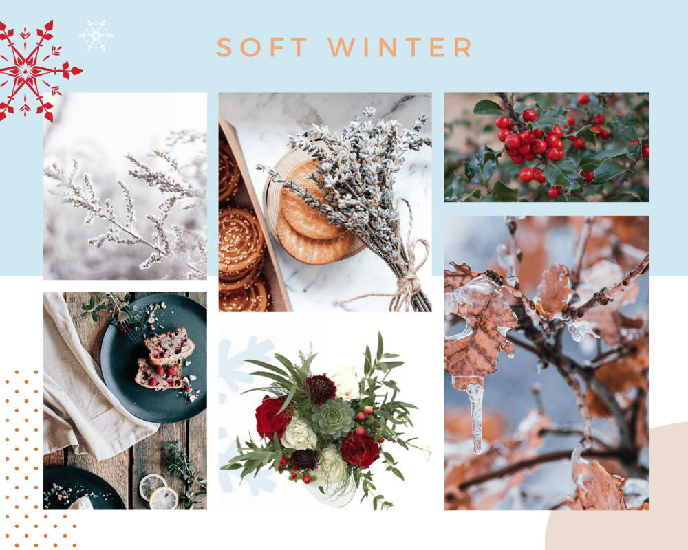 Floral inspiration moodboards